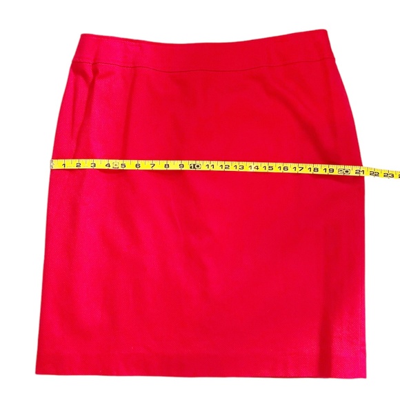 Tahari ASL Women’s Red Long Sleeve Belted Gold Hardware Skirt Suit Size 14 - Picture 10 of 14